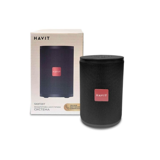 Портативна колонка 3W чорний Havit HV-SK872BT Житомир - изображение 2