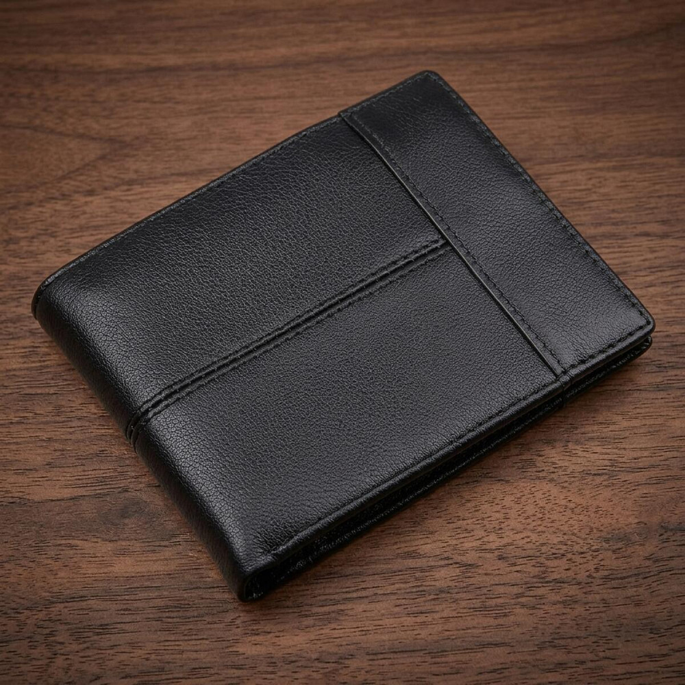 Кошелек мужской Vintage 14448 Черный Киев - изображение 11