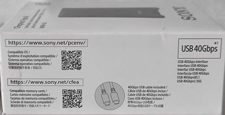 Картридер Sony MRW-G3 CFexpress Type A USB Type-C 40Gbps (MRWG3.CE7) Харьков - изображение 2