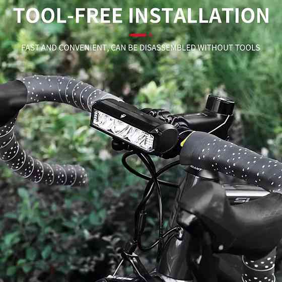 Велосипедный фонарь waterproof EOS610-3LED, Велофонарь противоударный, Фара на руль велосипеда TW-89 Львов