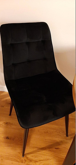 Стілець CHIC VELVET чорний каркас/чорний BL.19 Дніпро - фото 3