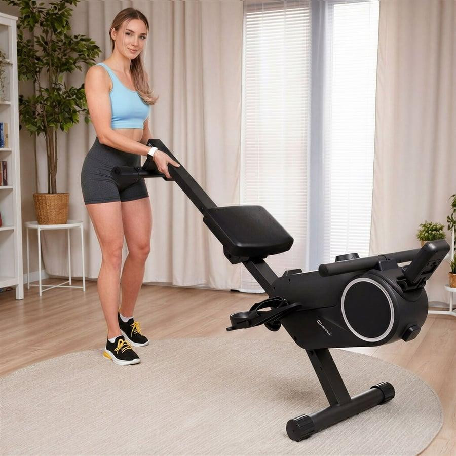 Гребний тренажер Hop-Sport HS-055R Creek магнітний чорний Київ - фото 7