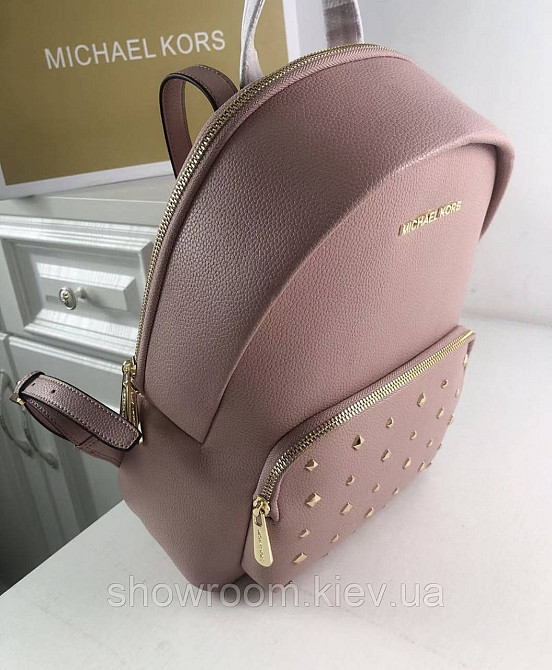 Жіночий брендовий рюкзак Michael Kors Erin pink Lux Київ - фото 5
