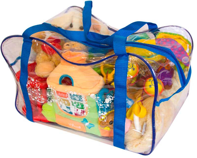 Компактная сумка в роддом для игрушек K005-blue (Синий) Сумы - изображение 1