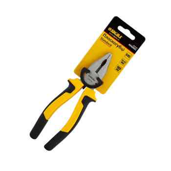 Плоскогубцы 180мм черно-желтые ручки с кусачками провода Мукачево