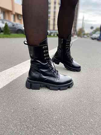 SOTHBY'S Черевики жіночі Sothby's чорні шкіра натуральна 36р. (4213) Коломыя