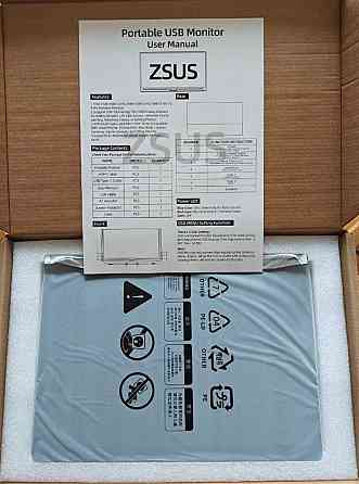 Портативный Монитор ZSUS 14A-2K Black 14