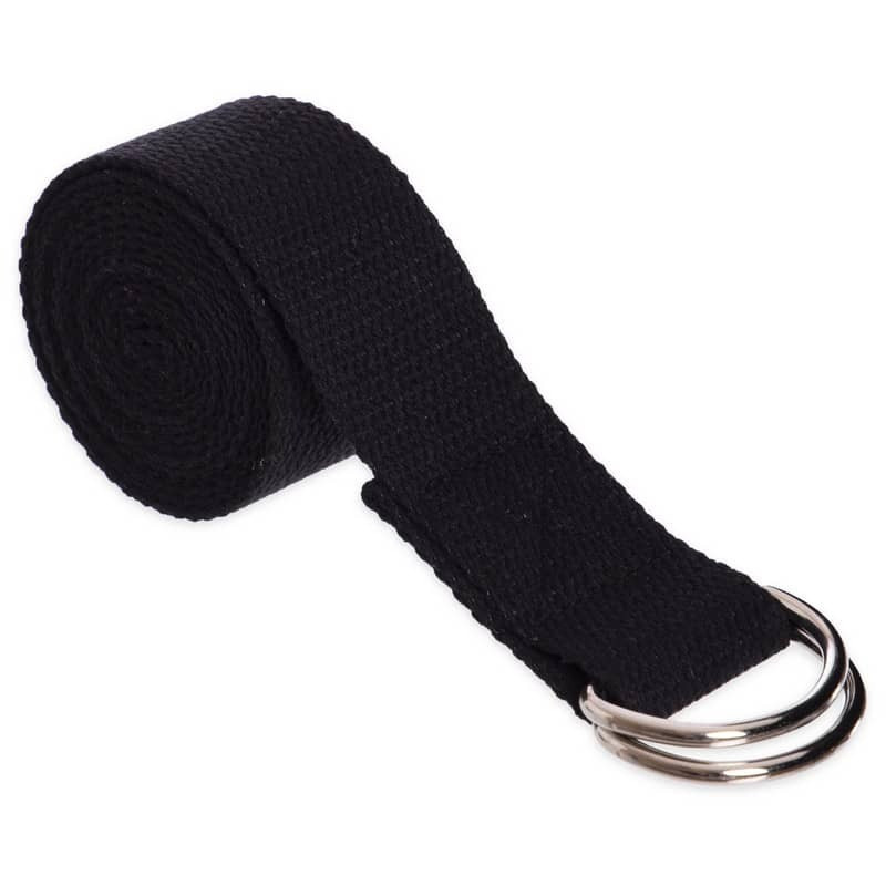 Ремінь для йоги PowerPlay PP_4409 183*3.8см. Чорний Кам'янське - фото 2