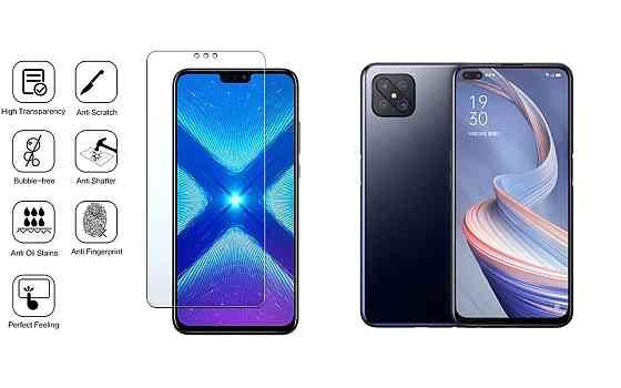Защитное стекло NeoGlass для Oppo Reno 4 Z 5G – ультрапрозрачное и устойчивое Киев