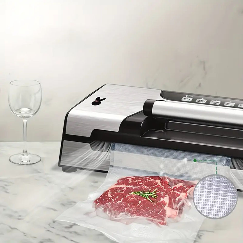 Вакуумні пакети для їжі 5 м х 28 см / Рифлені пакети для вакууматора / Пакети вакуумні Київ - фото 4