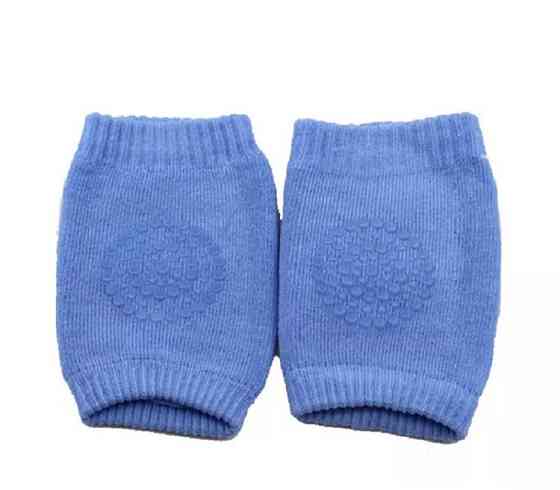 Наколенники детские для ползания, синие, отличные защитные наколенники Киев