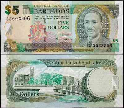 Барбадос / Barbados 5 Dollars 2012 Pick 67c UNC Полтава