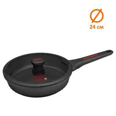 Сковорода Magio Лита з кришкою 24 см (MG-1170) Винница