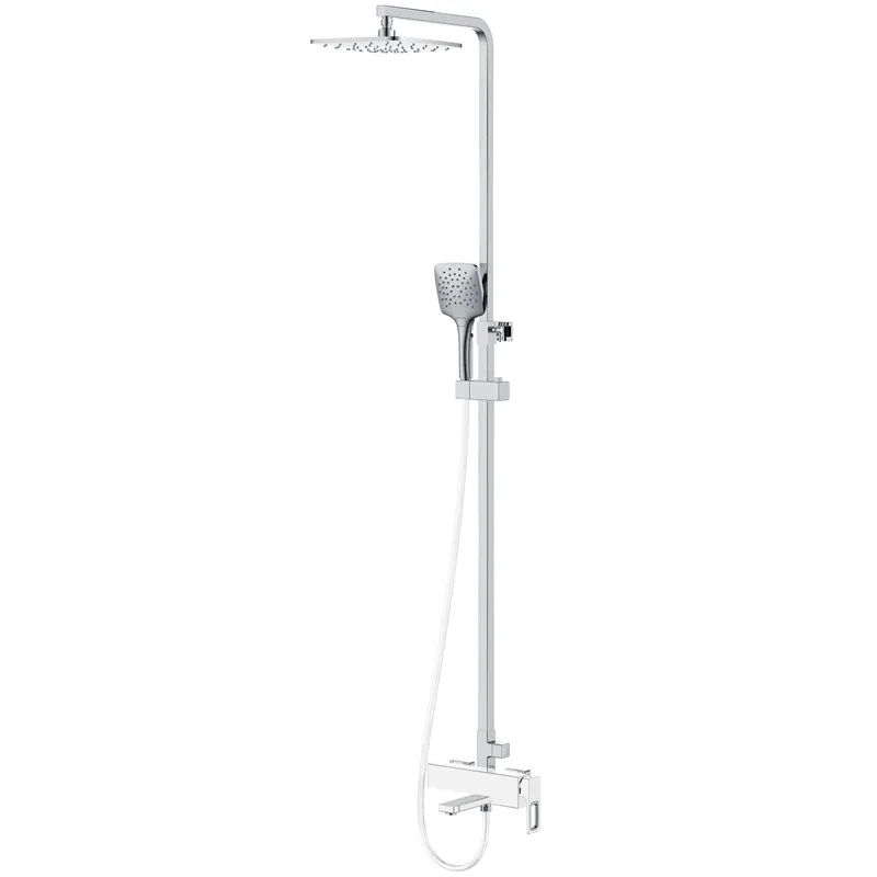 Душова колона зі змішувачем KOER KB-56009-04 3 функціі (Колір хром+білий) (KR5987)   ( 26448 ) Харьков - изображение 1