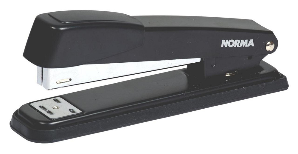 Степлер металевий №24/6-26/6 (20 арк.) "Norma" 50 мм. чорний, 4124-09N, шт Київ - фото 1