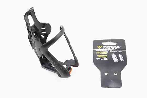 Фляготримач пластиковий з регулюванням під фляги 51-73мм, кріпл. на раму, чорний TMD05B Киев