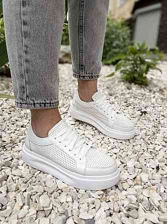 G.S.V. Кеди жіночі G.S.V. L8 білі (весна-осінь, шкіра натуральна) (4475) Коломыя