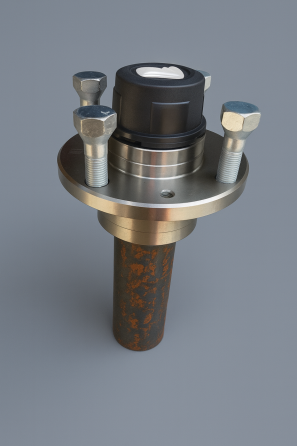 Балка для причепа під жигулівське колесо посилена 162 см маточина 2108 товщина 6 мм Вінниця