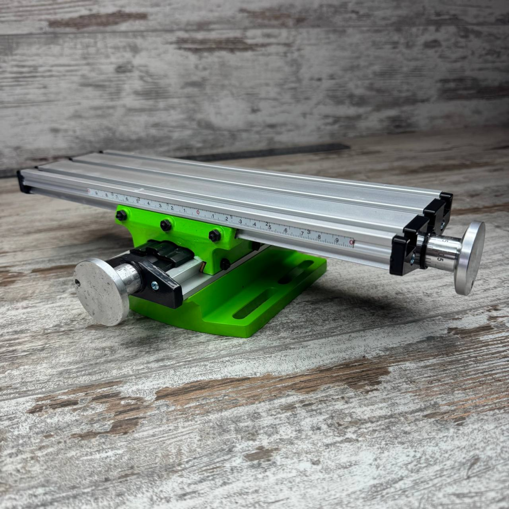 Двухкоординатный стол BG-6300 для сверлильного фрезерного станка 31 × 9 см алюминиевый сплав Киев - изображение 6