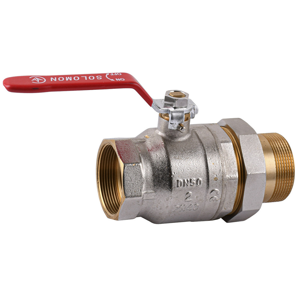 Кран шаровый прямой с американкой SOLOMON 2″ УСИЛЕННЫЙ 1042 Киев - изображение 2