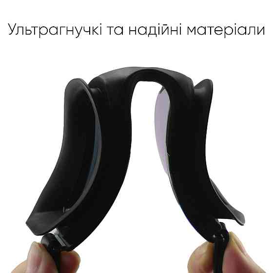 Окуляри для плавання Renvo Anda Pro Уні Anti-fog Чорний OSFM (2SG510-01) Киев