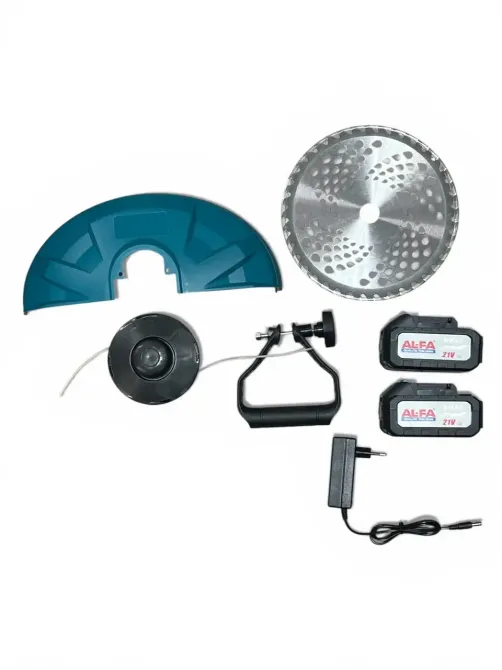 Аккумуляторный триммер для трав ALFA ALGT-213, Качественный триммер для травы 21В 3Ah диск + катушка Львов - изображение 6