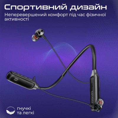 Наушники Promate Leap Black (leap.black) Винница - изображение 3