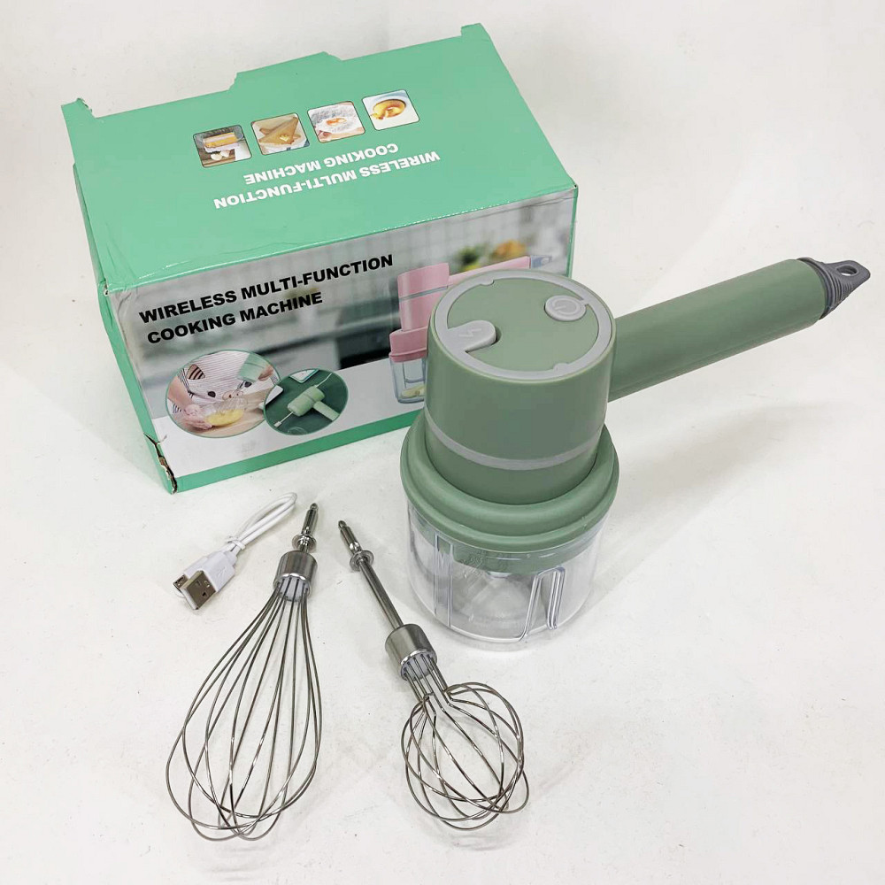 Ручной беспроводной миксер-измельчитель 2 в 1. Цвет: зеленый OH-95 Львов - изображение 5