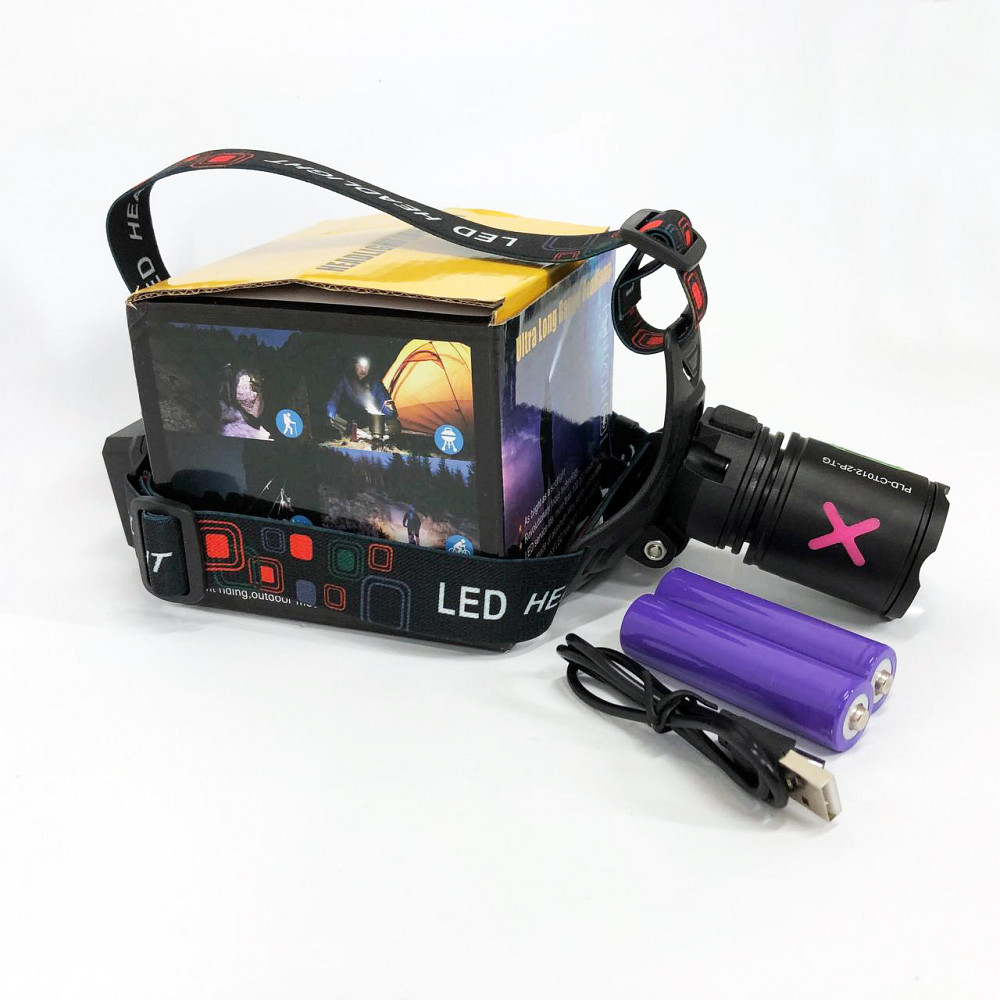 Фонарь для ночной езды, Фонарик на голову для домашних работ, Яркий светодиодный мощный фонарь WN-32 Львов - изображение 1