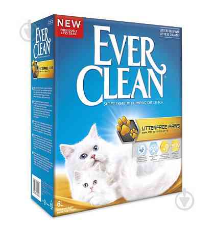 Ever Clean Наповнювач для котячого туалету Free Paws Чисті Лапки 6 л Вінниця