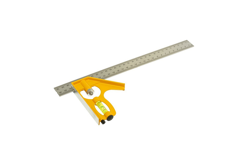 MASTERTOOL Кутник столяра комбінований MASTERTOOL 300 мм з капсулою AL-SS 30-3510 Коломыя - изображение 8