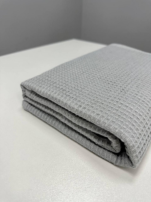 Вафельний рушник Ideal Textile 40х60 см 240 г/м2 (56860817) Сірий Чернівці - фото 7