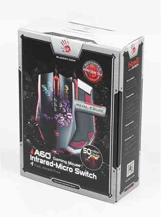 Миша A4Tech A60A Bloody Black USB ( Чорний ) Харьков