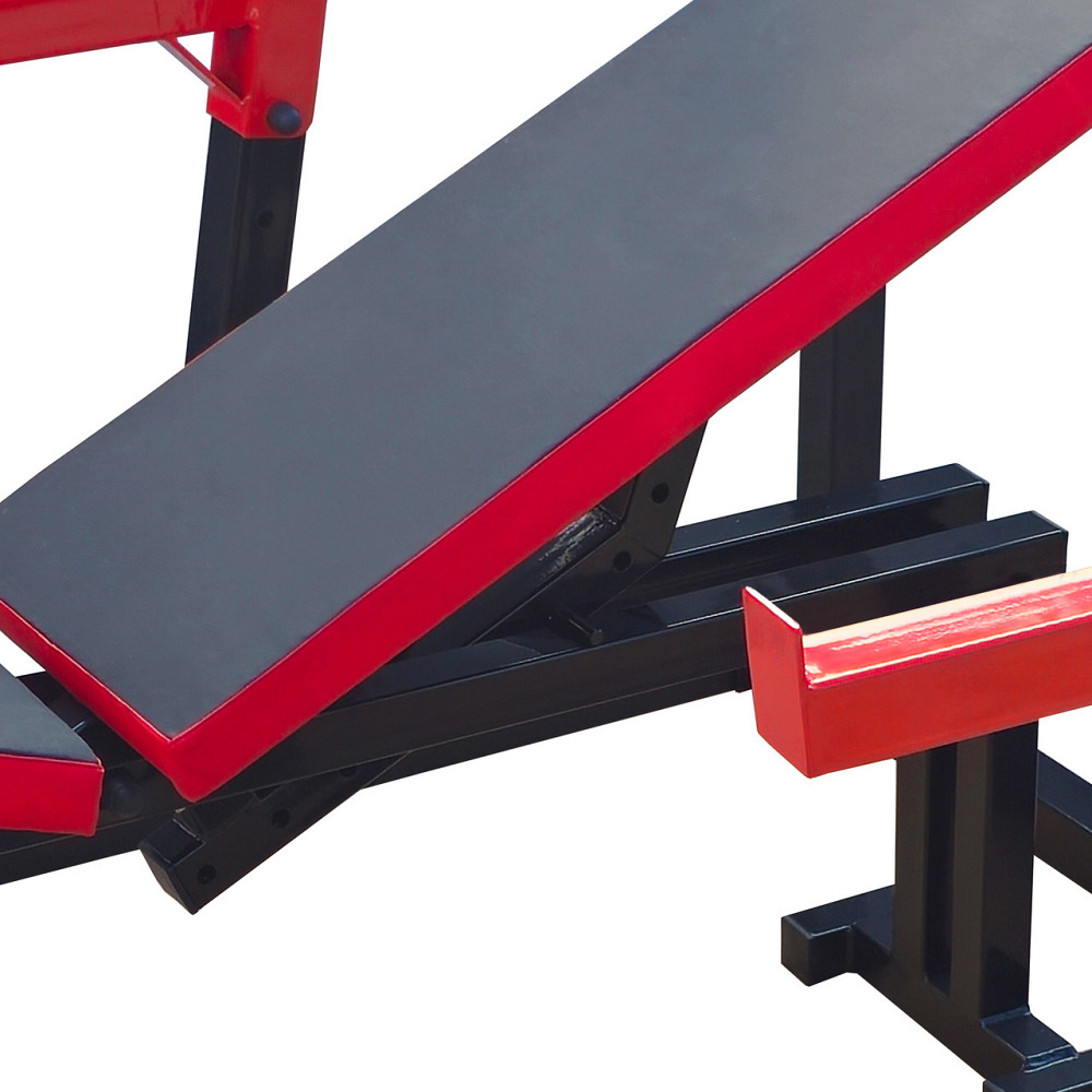 Лавка для жиму регульована 40 на 40 мм + Стійки для присідання під штангу 50 на 50 мм Київ - фото 6