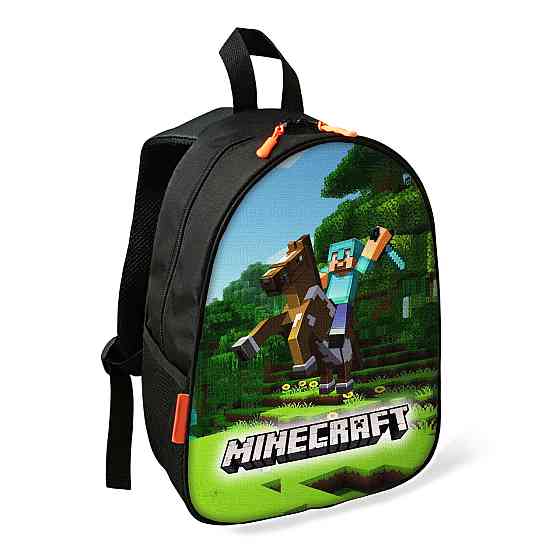 Рюкзак Minecraft Стів дитячий шкільний/міський 34х27х13 см для хлопчика (02410) Київ