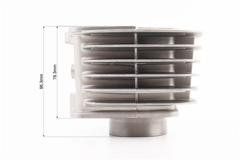 Циліндр к-кт (цпг) 125cc-52,4мм (палець 13мм, висота циліндра 78,3мм, висота поршня 44мм) Київ - фото 5