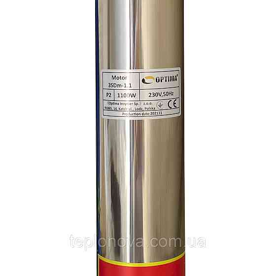 Насос свердловинний з пов, вуст, до піску 3" OPTIMA 3SDm1,8/39 1,1 кВт 159м + пульт + кабель 75 м NEW Чернівці