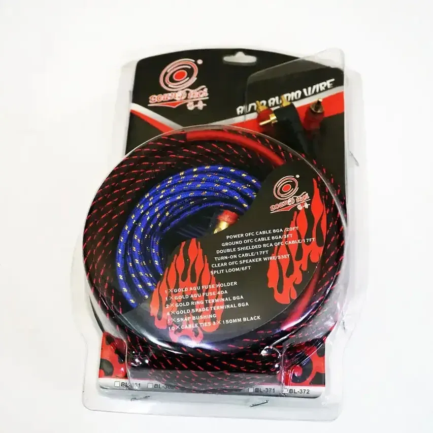 Комплект проводів для установки сабвуфера в машину KIT 10GA+C011 5600 Одеса - фото 6