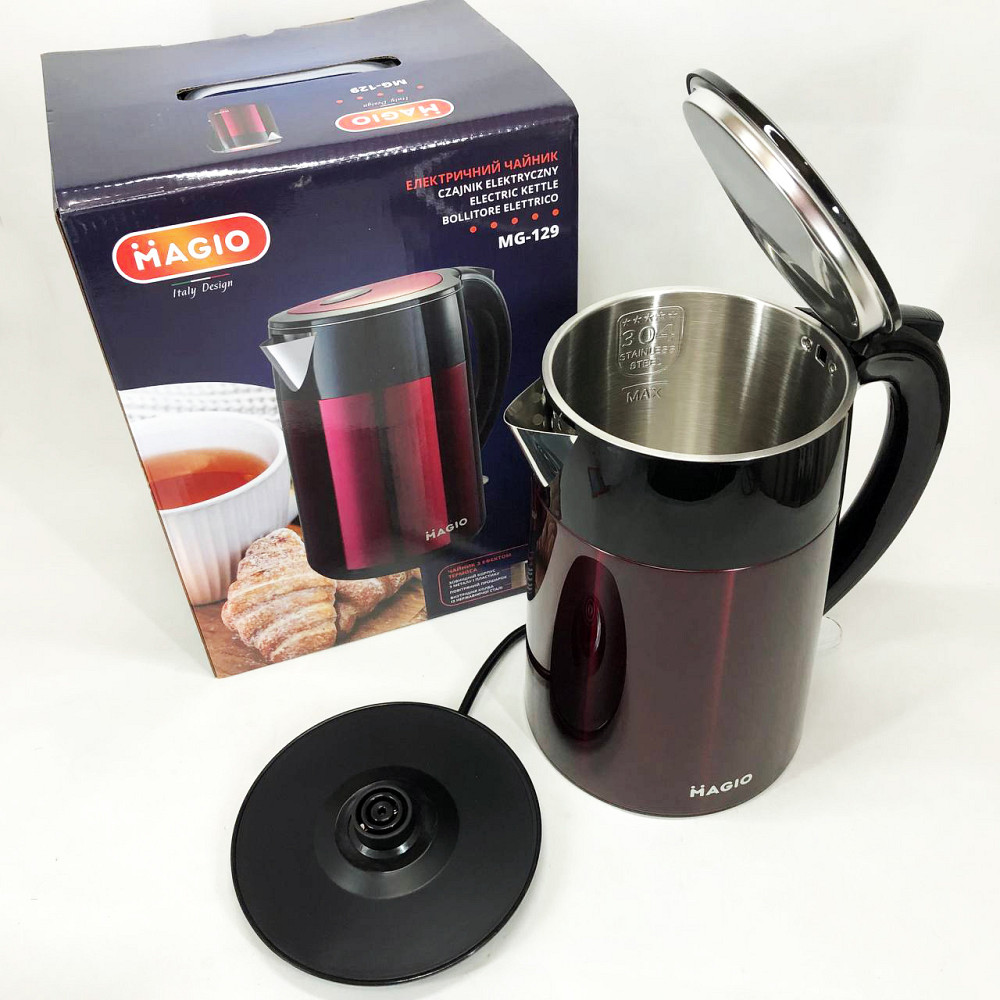 Чайник металевий для дому, Чайники металеві з нержавіючої сталі, Чайник красивий електричний IF-93 Івано-Франківськ - фото 10