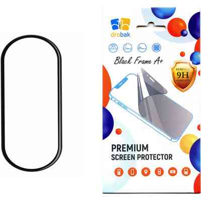 Стекло защитное Drobak Xiaomi Smart Band 8 Black Frame A+ (323218) Винница
