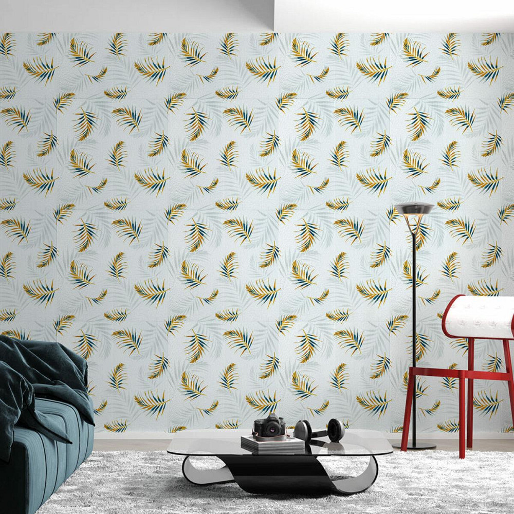 Панель стеновая 3D 680х670х4мм Папоротник на белом фоне(D) SW-00001981 Днепр - изображение 4