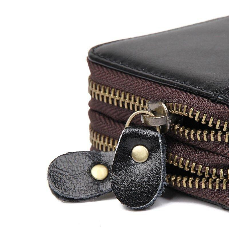 Визитница Vintage 14964 кожаная Коричневая Киев - изображение 5