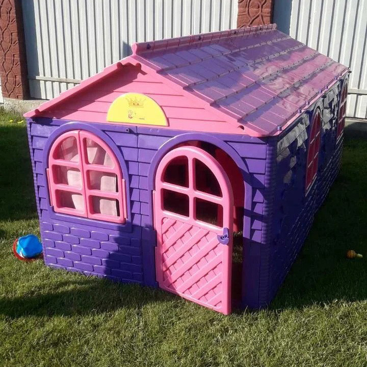 Дитячий ігровий пластиковий будиночок зі шторками Doloni великий для дітей Київ - фото 3
