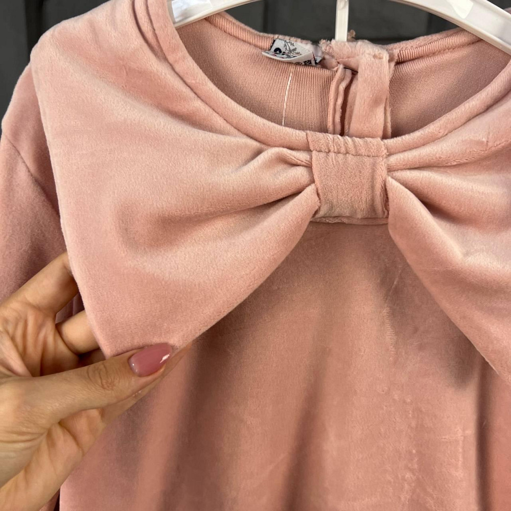 Дитячий Костюм для Дівчаток Велюр Turkey Пудра, 2-3 роки 92-98 см Київ - фото 2