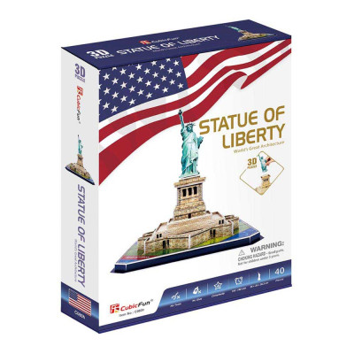 Пазл Cubic Fun 3D Статуя Статуя Свободи (C080h) Вінниця - фото 4