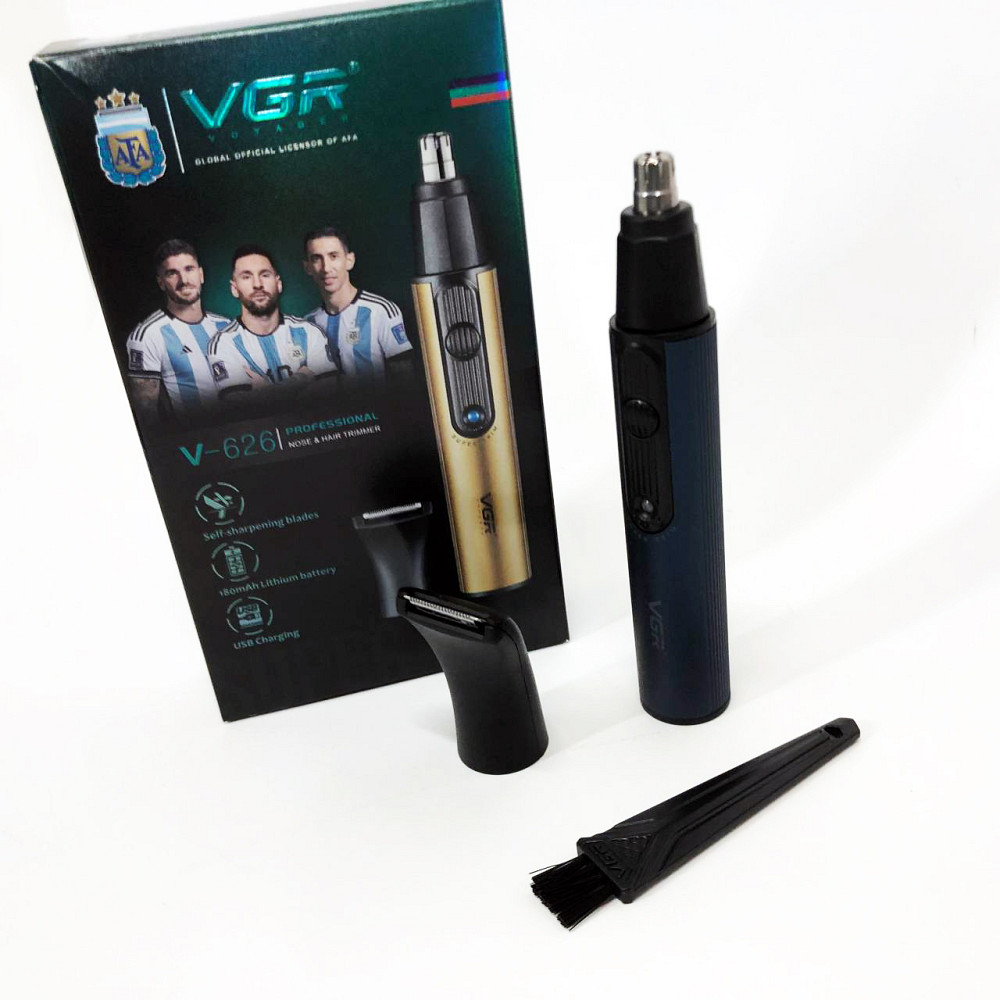 Триммер для носа и бровей, Тример для ушей на батарейках Триммер бритья ушей BY-45 Львов - изображение 10