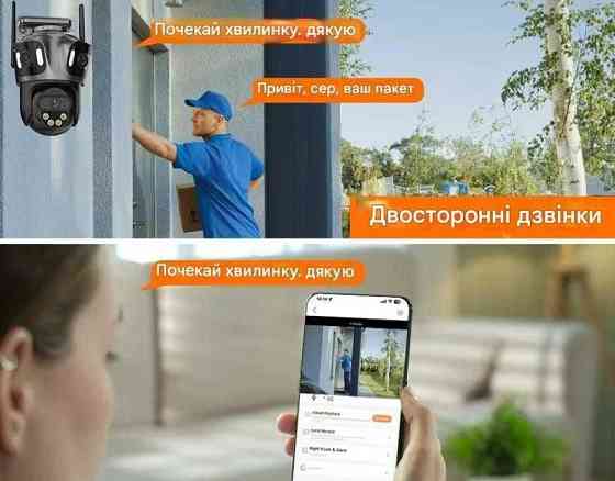 Супер камера видеонаблюдения 3в1 BESDER XM85 WIFI 12 Мп ICSEE уличная. Харьков