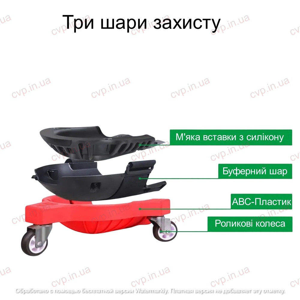 Наколінники будівельні для укладання плитки та ламінату, 2 шт. (519110722) Київ - фото 8