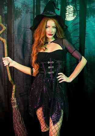 Костюм відьми Leg Avenue Mystical Witch S, сукня, капелюх Sex Aura Київ