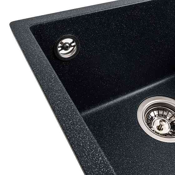 Гранітна мийка для кухні VALESO RUBA 4040 матова Антрацит Коломия